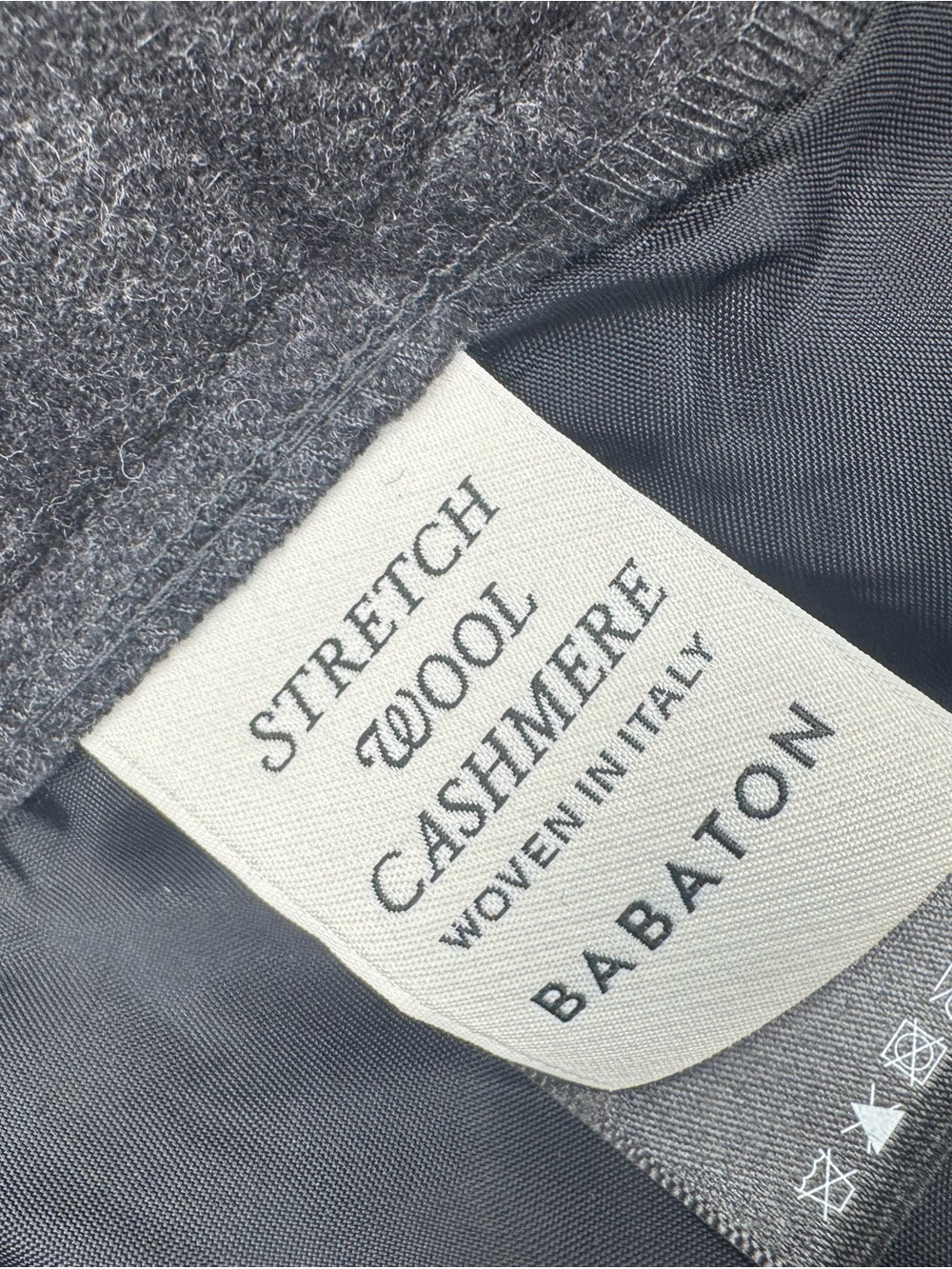 Babaton Stretch Wool Cashmere Pants Charcoal Grey Size 0 - Picture 3 of 6